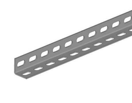 Perforovaný montážny uholník 30x30x3000