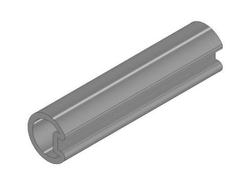 Hriadeľ dutá s klinovou drážkou 25,4 mm - PSD - 3500mm