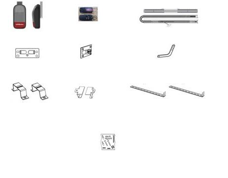 Pohon pre bránu LiftMaster LM50EVFF - set s remeňovou dráhou