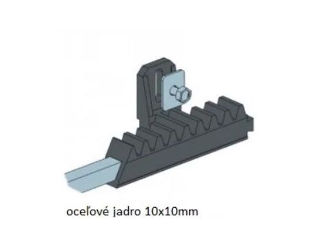 Hrebeň nylon-kov 28x20mm
