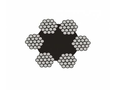 Oceľové lanko 4mm - PSD6040