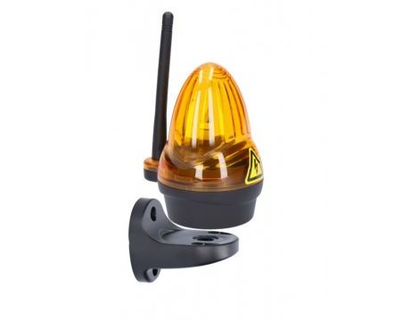 Univerzálny oranžový LED maják s integrovanou anténou 12V, 24V, 230V - AC/DC