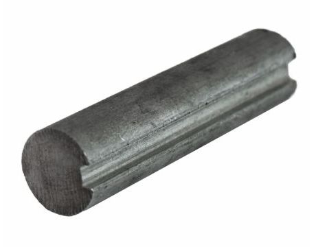 Hriadeľ plná s klinovou drážkou 25,4 mm - PSD - 3000 mm