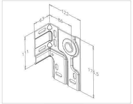 Bočné konzoly hriadeľa s ložiskom FlexiForce 3086S
