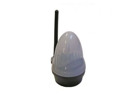 Univerzálny biely LED maják s integrovanou anténou 12V, 24V, 230V - AC/DC
