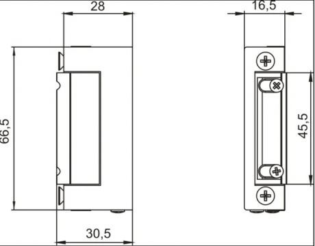 Elektrozámok LOB RE41NDF