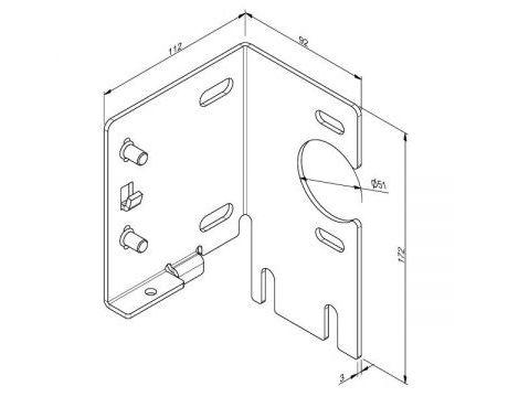 Bočné konzoly hriadeľa FlexiForce 563SL + 563SR