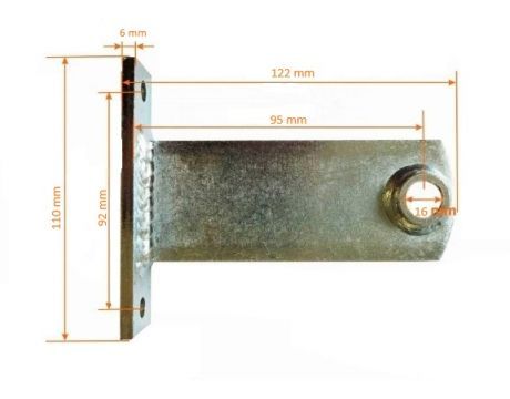 Konzola LIFE 5RI1030000 pre uchytenie pohonu na krídlo brány