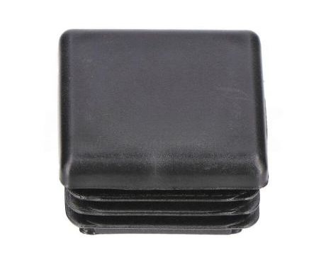 Plastová krytka 30 x 30 mm - čierna