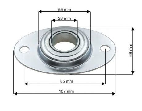 Držiak ložiska s ložiskom DOCO 13026-27.1