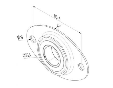 Držiak ložiska s ložiskom DOCO 13026-27.1
