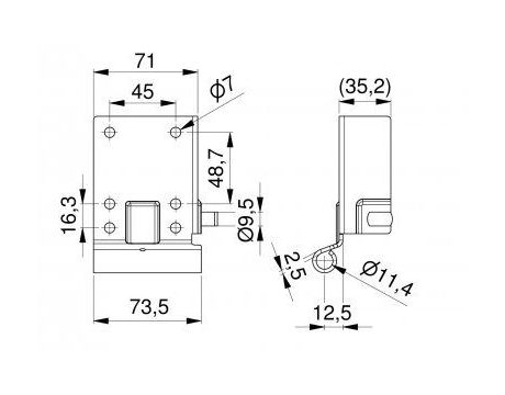 Spodná konzola DOCO 240031