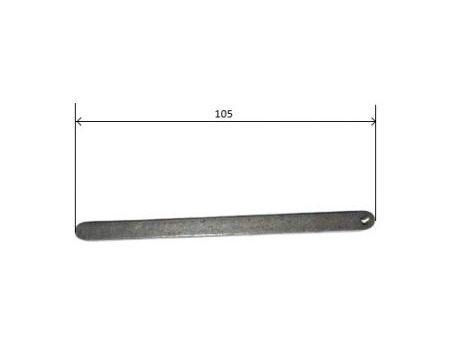 Oceľový štvorcový klin (kajlík) Marantec 6,3 x 6,3 x 95 mm