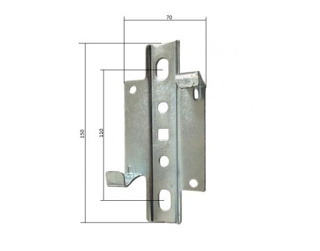Konzola uchytenia dráhy OUVERTEC - stropná