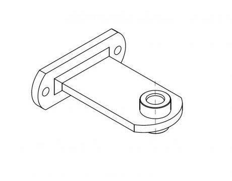 Konzola LIFE 5RI1030000 pre uchytenie pohonu na krídlo brány