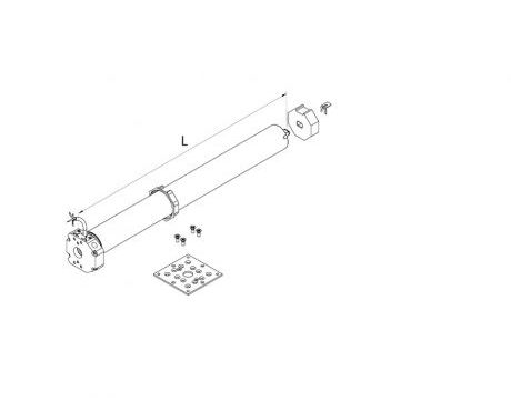 Sada motora pre rolovaciu bránu ALUPROF DM55M-100/10