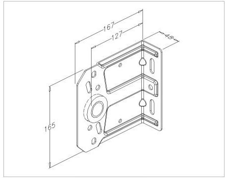 Univerzálna konzola s ložiskom FlexiForce 3127C