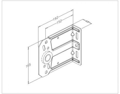 Univerzálna konzola s ložiskom FlexiForce 3152C