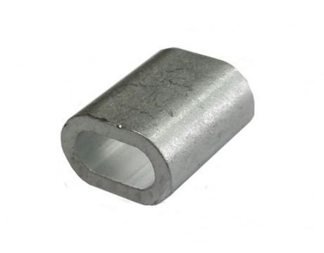Hliníková lisovacia spojka pre 5.0 mm lanko - oválna